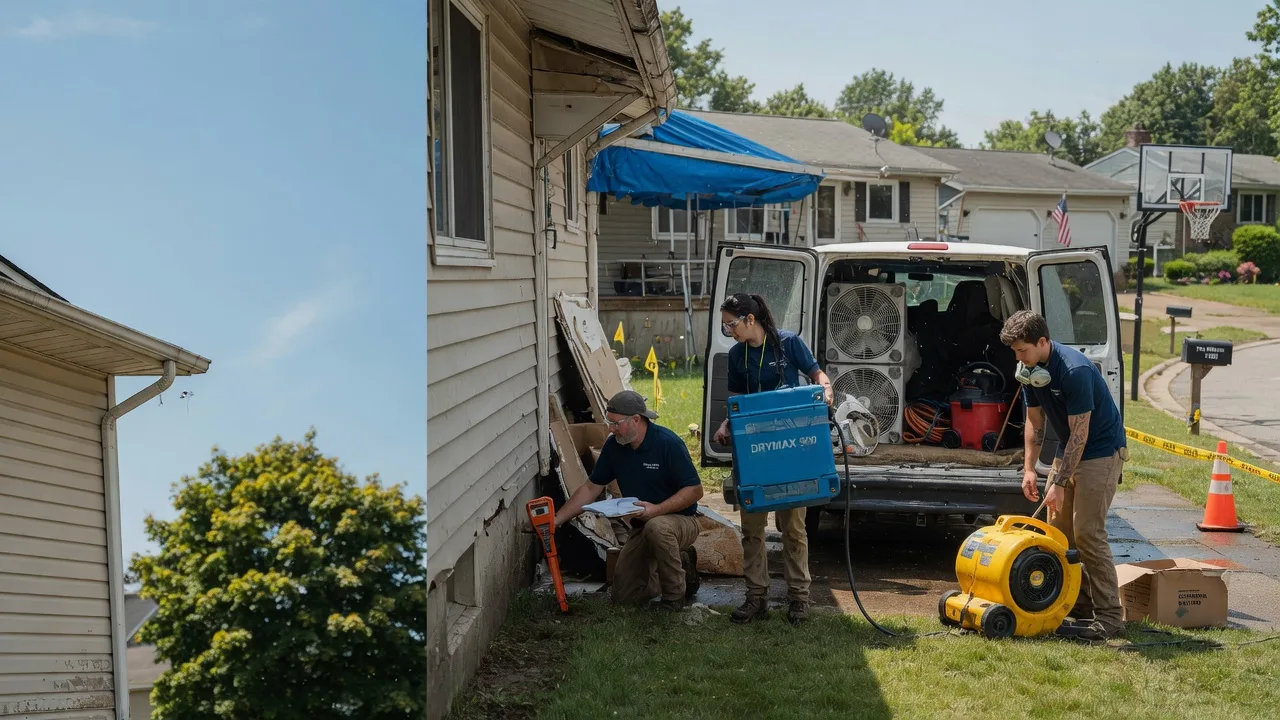 Ceiling Leak Cleanup in Laporte, PA near me